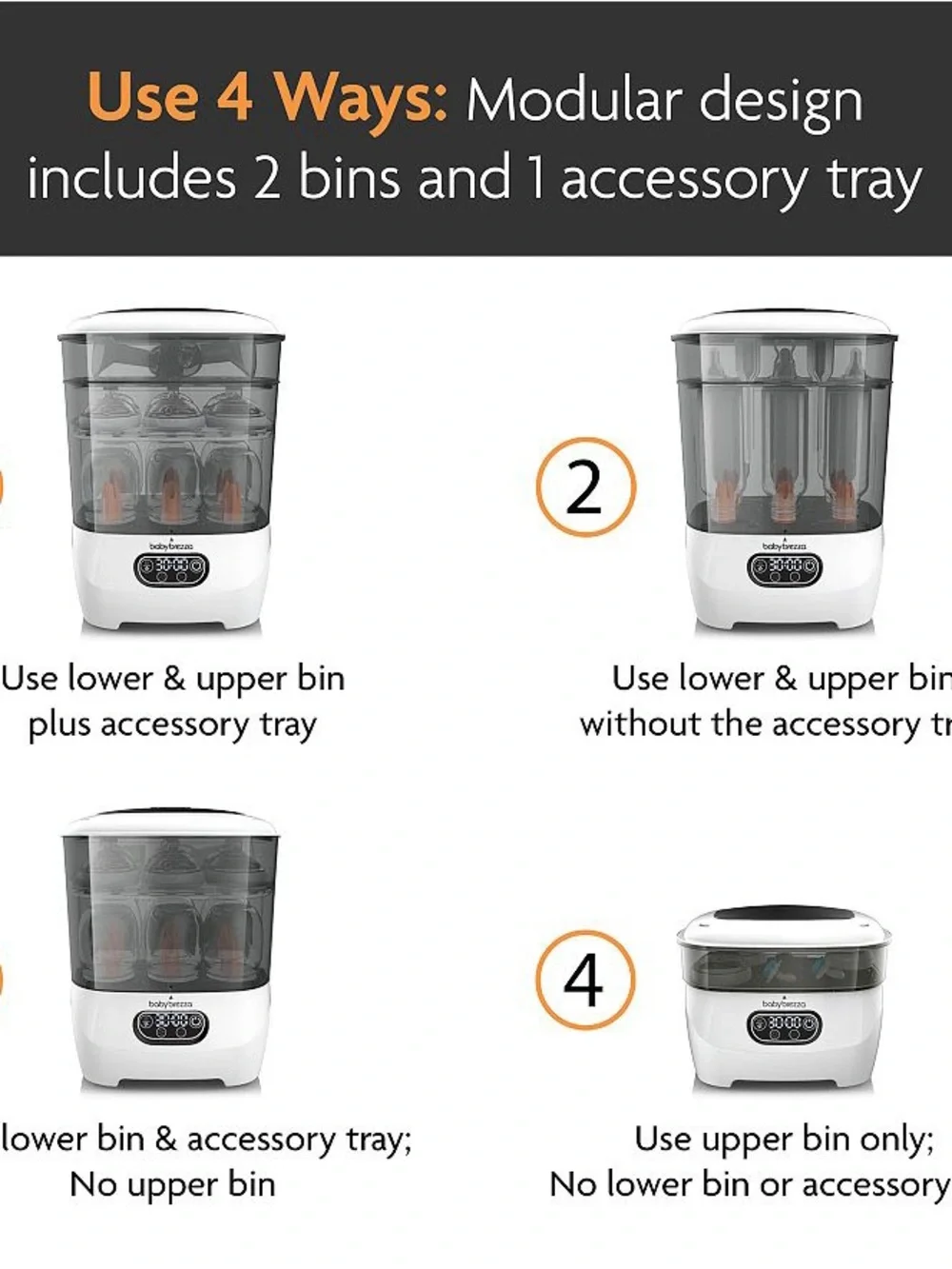 Baby Brezza Kids Accessories Sterilizer Lid in Sage Green